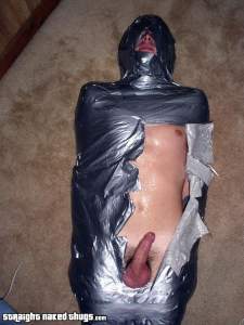duct tape bondage