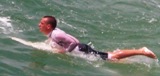 surfer boy legs bare